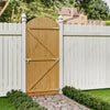 Durable Garden Wooden Gate Pedestrian Gate Pine Wood Gate 152/183cm Height