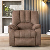 Armchair Electric Massage Power Lift Recliner Chair Single Sofa Brown Fabric