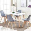 Modern Dining Table and 4/6 Chairs Set Stylish Comfortable Durable kitchen home