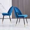 Dining Table & Chairs Set 4/6 Velvet Fabric Padded Seat Kitchen Furniture