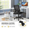 Rolling Swivel Mesh Task Chair Ergonomic Computer Chair Home Office Desk Chair