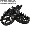 2X Motorcycle Surron Upgraded Footpegs Larger Sur Ron Light Bee Black Foot Pegs