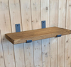 UK 2X Rustic Scaffold Board Shelf Brackets Industrial Steel Metal Heavy Duty