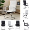 CANTILEVER OFFICE CHAIR EXECUTIVE PU LEATHER DINING ROOM MEETING RECEPTION SEAT