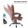 Massage Office Chair Computer Gaming Seat Swivel Recliner Chair With Footrest