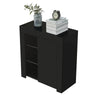 Modern Sideboard LED Cabinet Cupboard High Gloss wtih Doors Storage White Black