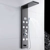 Modern Thermostatic Shower Panel Column Tower & 3 Body Jets Twin Head Shower UK