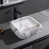 MULTI SHAPE BATHROOM CLOAKROOM COUNTERTOP CERAMIC BASIN SINK & POP UP WASTE SETS