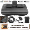 Car Inflatable Camping Air Bed Mattress Travel Back Seat Cushion w/ 2 Pillows&UK
