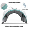 Outdoor Camping Gazebo Polyester Roof Canopy Awning Tent Gazebo Sun Shade