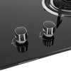 Portable Liquefied Gas Stove 2 Burner Indoor Cooker Caravan Double Cooktop Hob