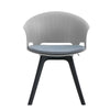 4X Backrest Plastic Kitchen Home Dining Chairs Indoor Outdoor Patio Chair Seat