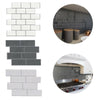 3D WATERPROOF WALLPAPER BATHROOM KITCHEN MOSAIC TILE WALL STICKER SELF-ADHESIVE