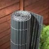 Artificial Bamboo Cane Garden Screening Fencing Screen Roll Fence Grey 4m x 1m