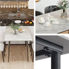 High-end Dining Table Kitchen Dinette Table Furniture w/ Durable Marble Desktop