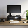 Desktop Monitor Stand Black TV Laptop Computer PC Riser Storage Shelf Holder