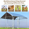 Outdoor Dog Playpen Heavy Duty Dog Kennel Galvanized Metal Dog Fence Pet House