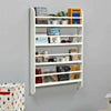 White Children Bookcase Kids Display Bookshelf Storage Unit Shelving Wooden Rack