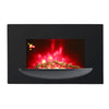 Thermostatic Multi Colour Flame Electric Fireplace LED Fire Wall Mounted Remote