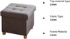 Storage Ottoman Toy Box Chair Seat Foot Stool Footstool Footrest Cube Pouffe