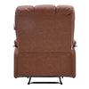 Adjustable PU Leather TV Armchair Sleeper Sofa Lounge Manual Recliner w/Footrest