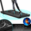 2 in 1 Folding Treadmill Electric Walking Running Machine Bluetooth LED Display