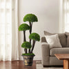 Artificial Tree Palm Foliage Topiary Potted Plant Garden Office Entrance Decor