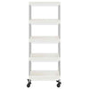 5-Tier Kitchen Trolley Iron and ABS Suitable for categorization sturdy