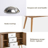 Modern Sideboard Cupboard with 3 Drawers 2 Doors,Storage Cabinet for hallway UK