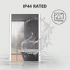 White Bathroom Mirror Wall Mounted 3 Colors LED Lights Touch Switch Anti-fog