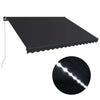 Manual Retractable Awning with 400x300 Anthracite F2U3