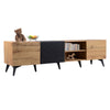 180 cm TV Cabinet Stand Sideboard TV Entertainment Unit Living Room Furniture