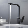 LEVEL Modern Kitchen Sink Taps Waterfall One Hole Solid Brass Swivel Basin Mixer