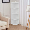 3/4 Tier Wooden Corner Shelf Plants Stand Storage Display Bookcase Organizer UK