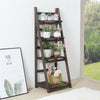 43" Tall Wooden Ladder Shelf Classic Plant Stand Bookcases Shelving Unit Rack