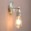 Pair Retro Industrial Wall Sconce Lights Vintage Bare Holder Fitting Wall Lamps