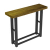Vintage Console Table Industrial Hallway Table with Metal Stand for Living Room