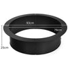 93cm Fire Pit Ring Heavy Duty Thick Fire Pit Liner Solid Steel DIY Wood Burning