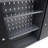120cm Lockable Wall Mount Hanging Tool Box Garage Storage Cupboard Metal Cabinet