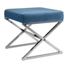 Velvet Footstool Pouffe Ottoman Footrest Makeup Dressing Table Stool Chair Bench