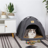 Puppy Dog Cat Kennel Bed Cushion SoftMattress Cave Tent House Pet Cat Igloo Cage