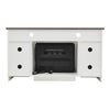 Fireplace TV Stand for TVs up to 73 Inches With Electric Heater Insert LED Flame