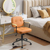 Home Office Chair Height Adjustable PU Leather Desk Chair Rocking Backrest