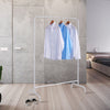 Clothes Coat Rail Heavy Duty Metal Garment Storage Shelf Hanging Display Rack