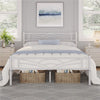 4ft6 Double Bed Platform Bed Frame with Headboard and Metal Bed Slats for Adults