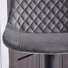 2x Breakfast Bar Stools Velvet Swivel Gas Lift Chairs Kitchen Pub Cafe Barstools