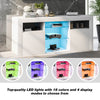 LED TV Stand High Gloss 120CM TV Stands Cabinet Units TV Entertainment Storage
