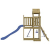 Playhouse with Slide Swing Impregnated Wood Pine M7Y4