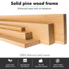 Solid Wooden Bed Frame White 3FT Single Bed Double King Size Pine Slatted Bed