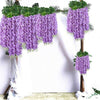 SYST Wedding Wisteria Fake Flowers Artificial Flower Vine Hanging Garland Decor